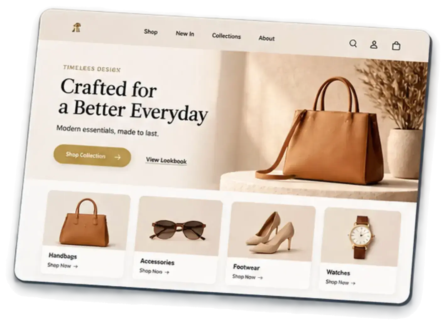 Fashion e-commerce website design