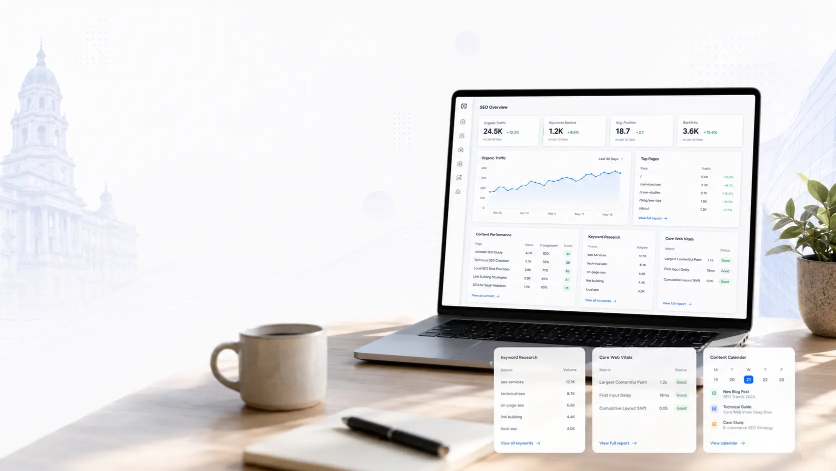 Nolixia website analytics and search visibility workspace