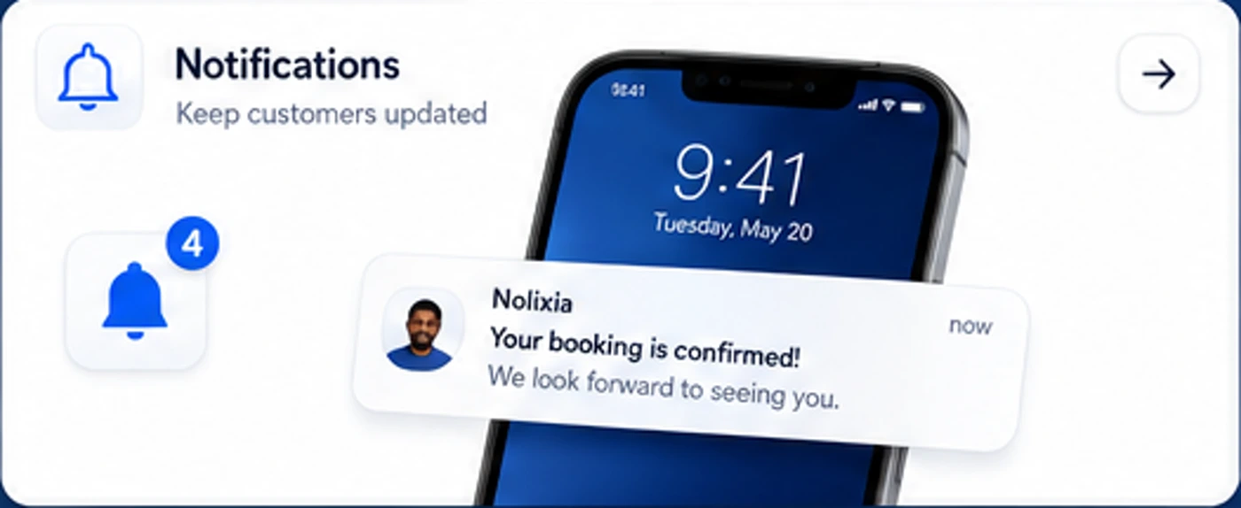 Notifications — Keep customers updated